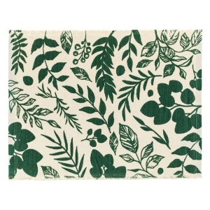 Suport farfurii din Bumbac, Verdant Harmony, Set 2 buc, 42x30 cm - Img 1