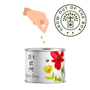 Zâmburi cu Grai | Kit de Grădinărit Urban „Let it bee love”, Flori de câmp - Img 4