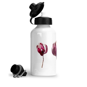 Zâmburi cu grai, Tulips, Bidon sport din aluminiu cu carabină, 400 ml - Img 3