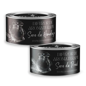 Difuzor de aromaterapie cu bulgari de Sare de Praid | TerraPI Elements - Img 4