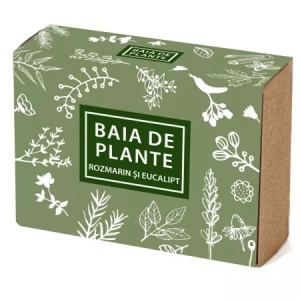 Sapun natural de Rozmarin si Eucalipt, 100 g, Baia de Plante - Img 1