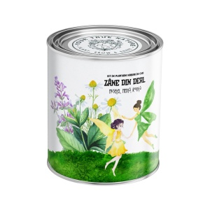 Kit de plantare – Ierburi de ceai, „Zâne din deal” – Mușețel, Mentă și Roiniță - Img 1