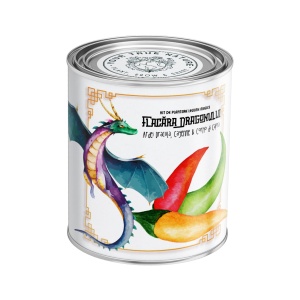 Kit de plantare Legume magice "Flacăra Dragonului" -Ardei Dracula, Cayenne & Corno di Capra - Img 1