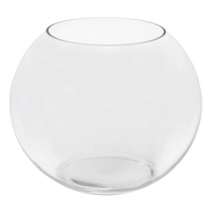 Vas de sticlă pentru terariu deschis, TerraDome, Ø25x19.7cm - Img 1