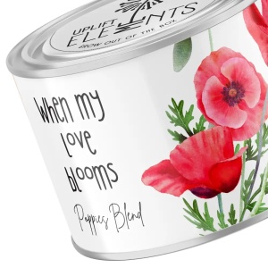 Zâmburi cu Grai | Kit de Grădinărit Urban „When my love blooms”, Maci - Img 2