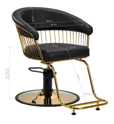 Scaun coafor black gold - Img 2
