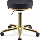 Scaun tehnician negru auriu