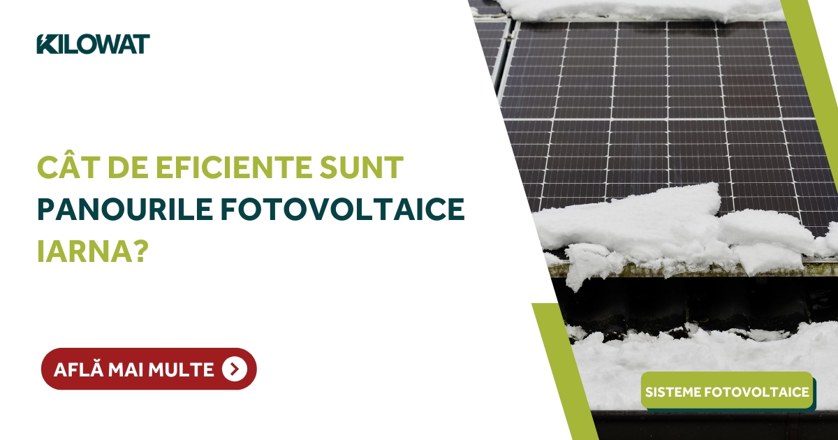Cât de eficiente sunt panourile fotovoltaice iarna?