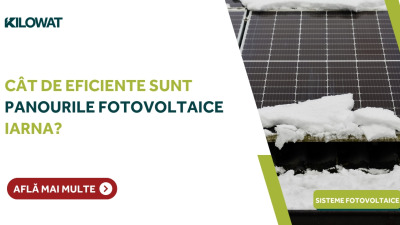 Cât de eficiente sunt panourile fotovoltaice iarna?