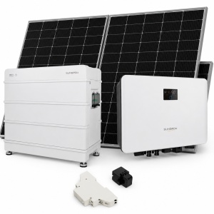 Kit Fotovoltaic Sngrow 6kW monofazic cu Panouri 6kW și Baterie 9,6 (trei module de 3,2 kw)
