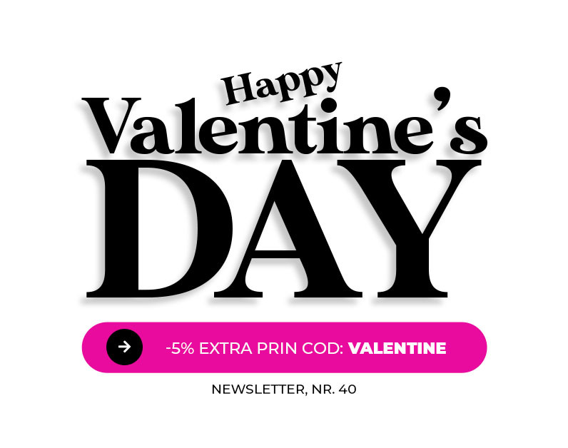 💖 Strălucire Specială de Valentine's: Reduceri de 5% la Ținute Rafinate