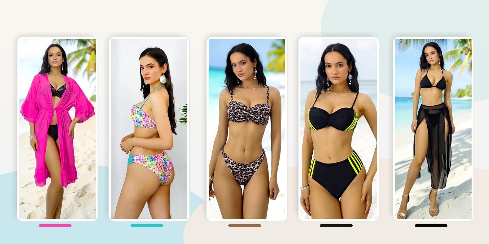 Ținute de plajă pentru vacanță: 5 produse care construiesc un look complet