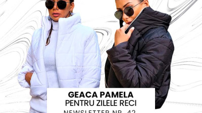 🔥 Sezonul rece? Ești acoperită cu Reducerea la Geaca 'Pamela'! 🧥
