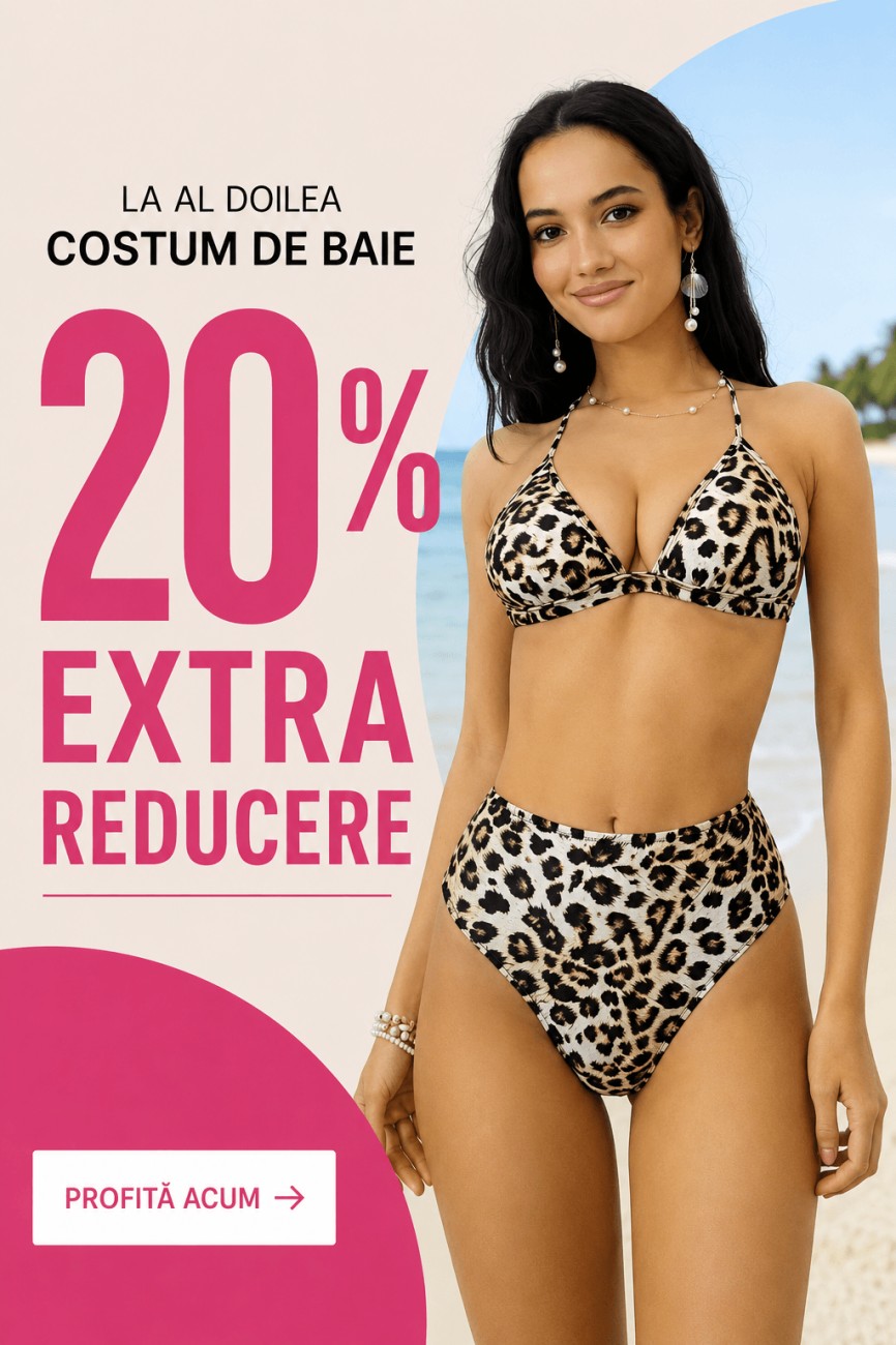 Vara vine cu -20% extra la al doilea costum de baie.