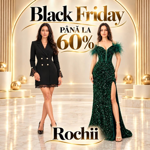 Black Friday FashionForYou: rochii de damă cu reduceri de până la 60%