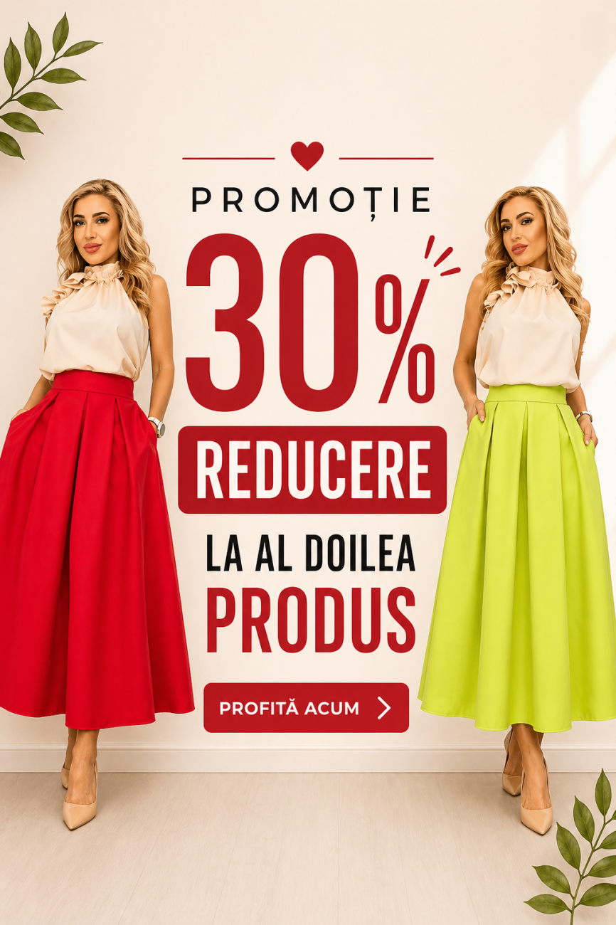 promotie 30% reducere al doilea produs