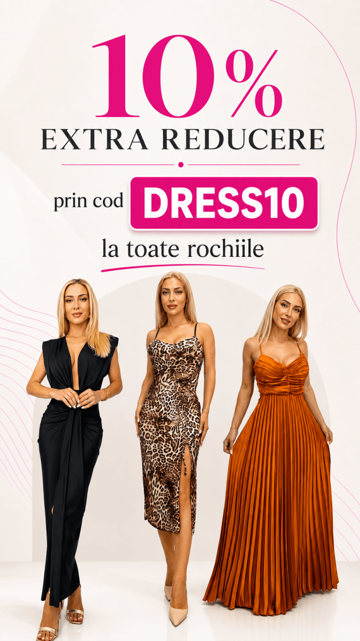 Rochia preferată vine acum cu un extra 10% reducere ✨