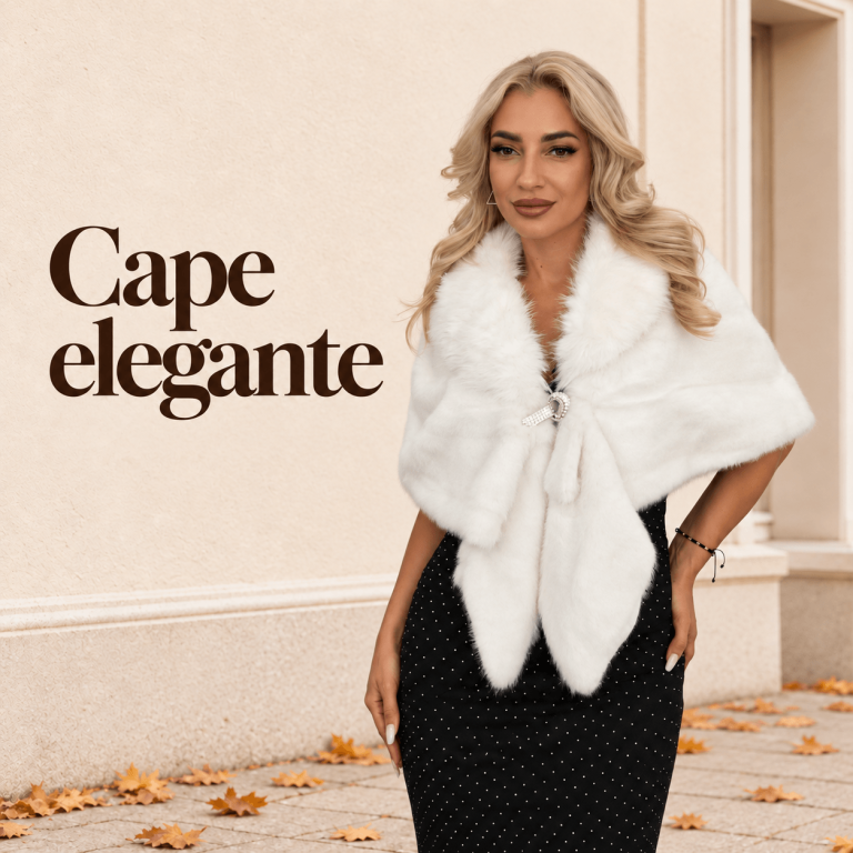 Cape elegante pentru damă, potrivite pentru ținute rafinate