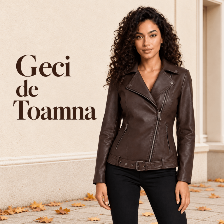 Geci de toamnă elegante pentru damă, ideale pentru sezonul rece