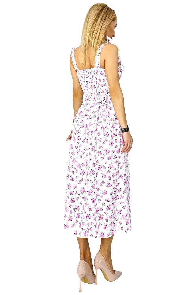 Rochie de vara Masha, cu imprimeu floral, Little Spring, Marime S/M