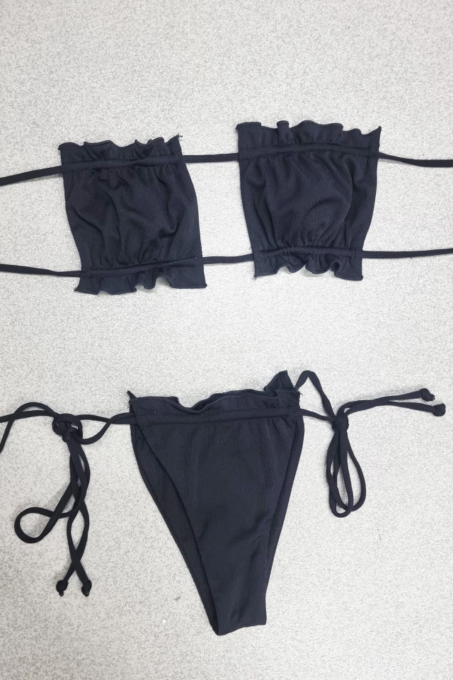 Costum de baie Scapino, cu doua piese, Negru - 3 | YEO