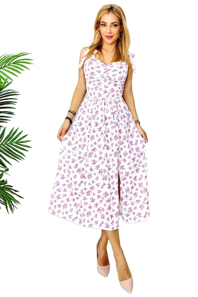 Rochie de vara Masha, cu imprimeu floral, Little Spring, Marime S/M - 1 | YEO