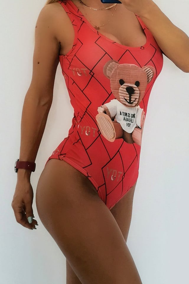 Body - costum de baie LYS Toy, Rosu, Marime S/M - 2 | YEO