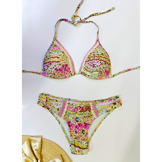 Costum de baie doua piese Lucky floral