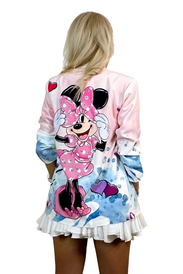 Sacou de zi GRAFFITI, cu imprimeu Disney, Minnie, Marime S/M