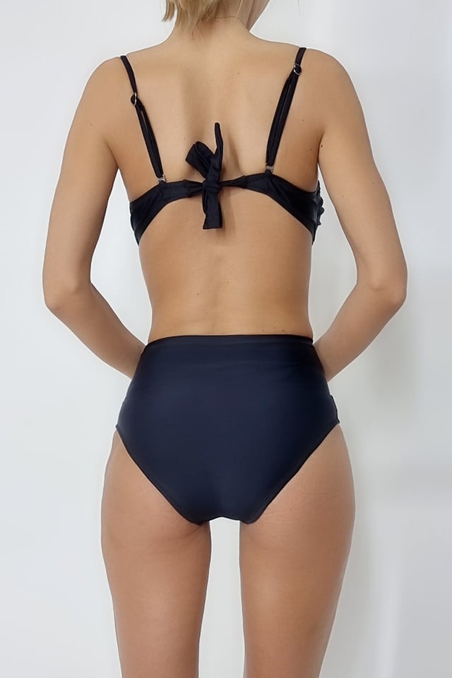 Costum de baie doua piese Julieta negru - 1 | YEO