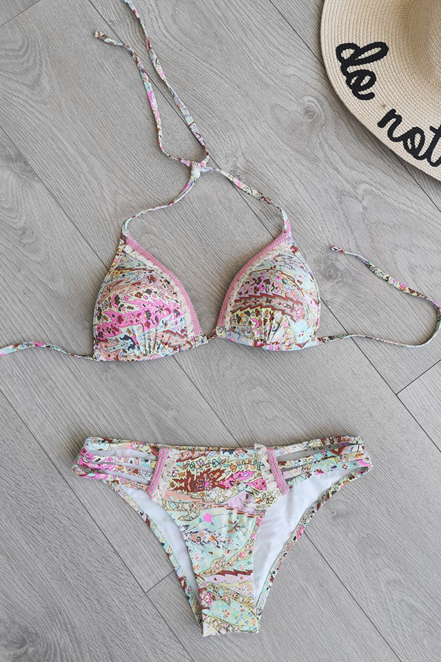 Costum de baie doua piese Lucky floral - 2 | YEO