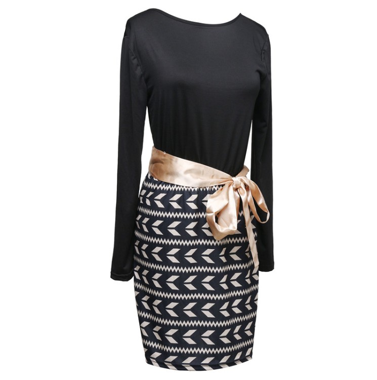 Rochie office Portofino, cordon in mijloc - 1 | YEO