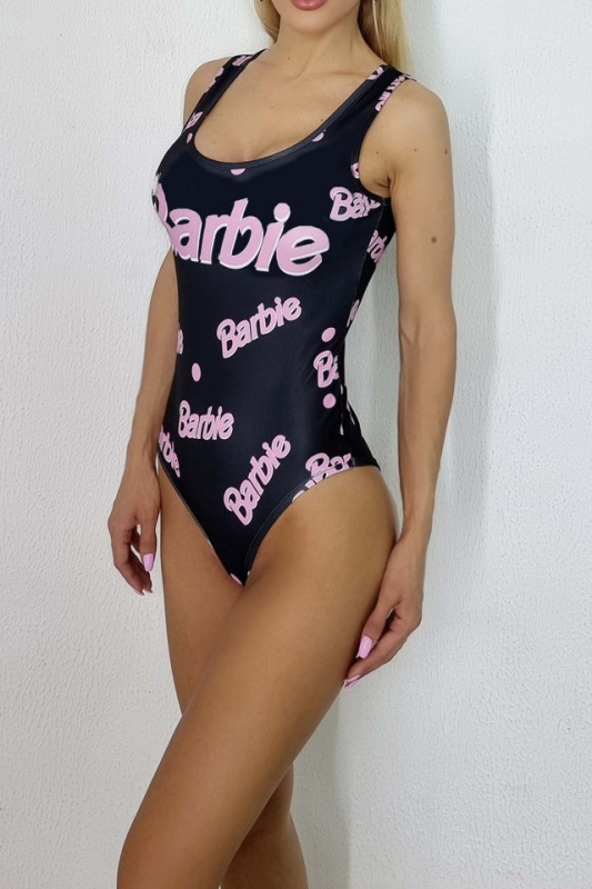 Body - costum de baie LYS Black Barbie, Marime S/M