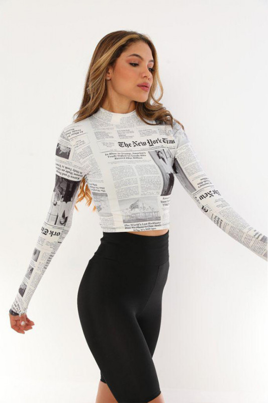 Bluza scurta Bella, Celebrate