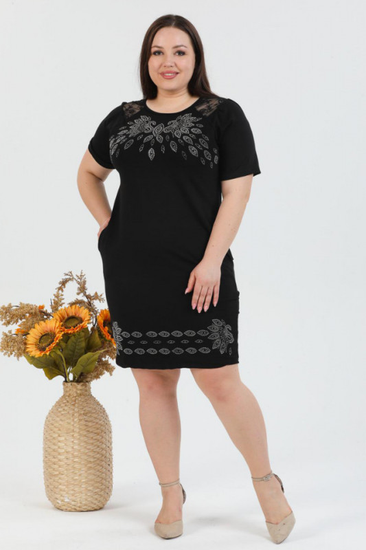 Rochie sport batal Anais, cu buzunare, Shine