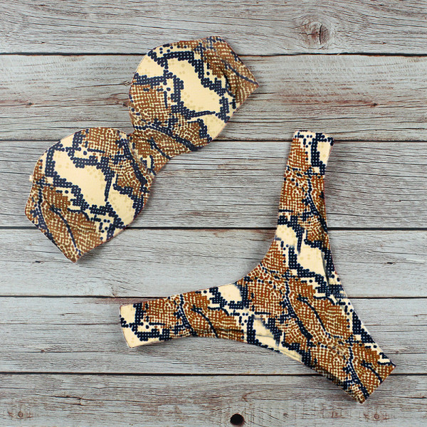 Costum de baie doua piese Mistery Snake