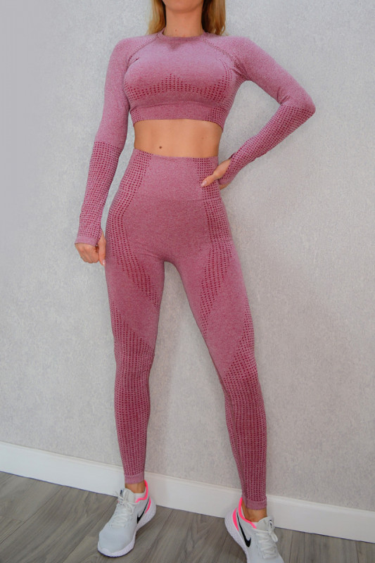 Compleu Fitness Wish roz zmeura