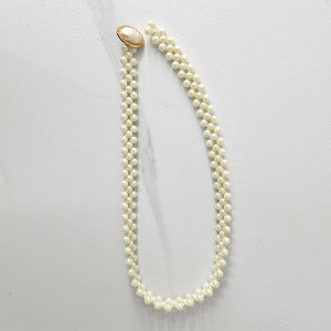 Curea elastica Pearly, catarama metalica decorativa si perle, EYE Sidef 3