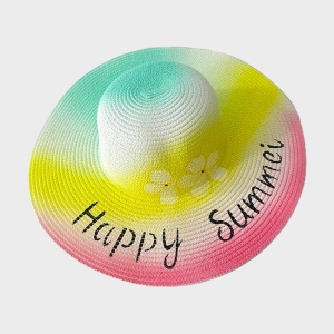Set Summer, geanta mica pentru plaja, palarie si evantai, Floarea Soarelui, Van Gogh 2