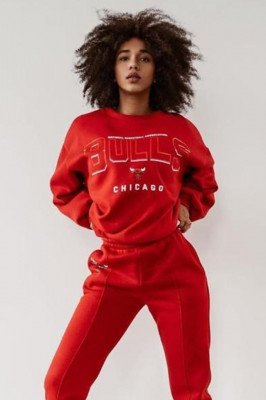 Trening vatuit din bumbac, Chicago Bulls, Rosu1