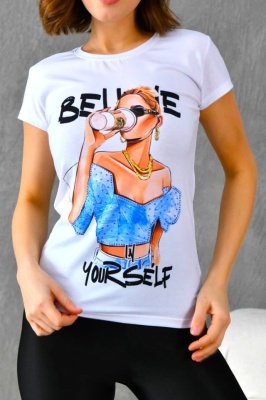 tricou cu imprimeu cool