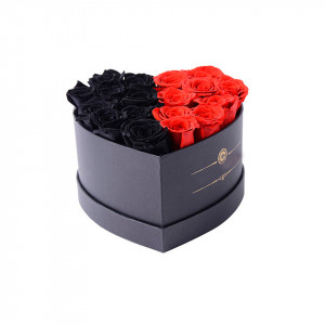 Aranjament floral inima cu trandafiri de sapun Special S 4