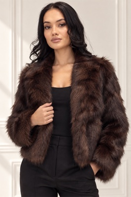 Blăniță fashion ROVENA lungime 50 cm, maro