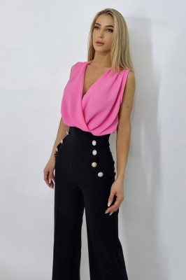 Body elegant Mirabela, cu decolteu amplu, Roz4