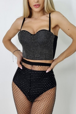 Corset Noble, cu aplicatii din paiete artizanale