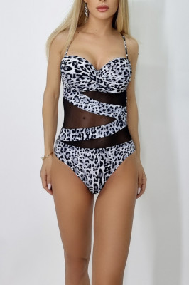 Costum de baie intreg Carol, Animal print4