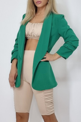 Sacou casual Nora, de lungime medie, Verde3