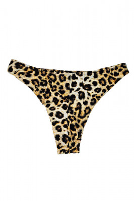 Slip de baie dama, Liam, cu talie medie si croi brazilian, Animal print1
