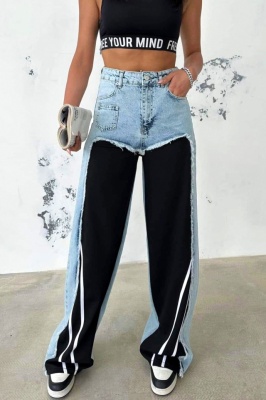 blugi cu croiala larga wide leg