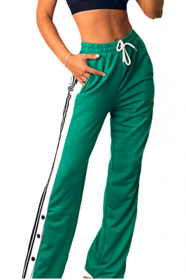 Pantaloni sport Basket, cu capse laterale si buzunare  3